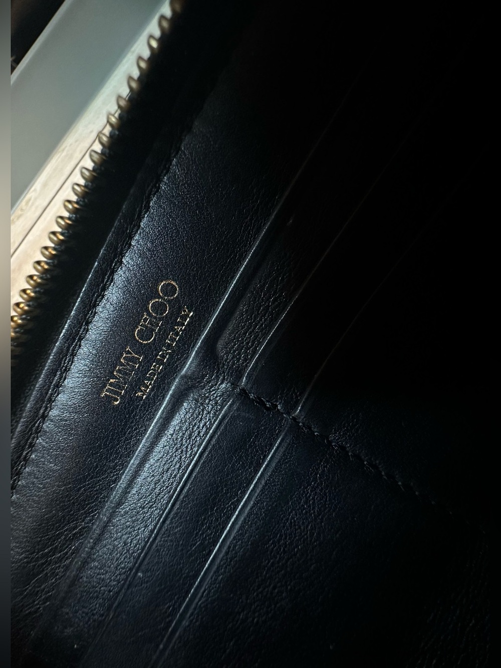 Jimmy Choo Filipa Star Studded Leather Zip-Around Wallet - Picture 5 of 8
